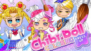 Chibi Doll Coloring And Dress Up